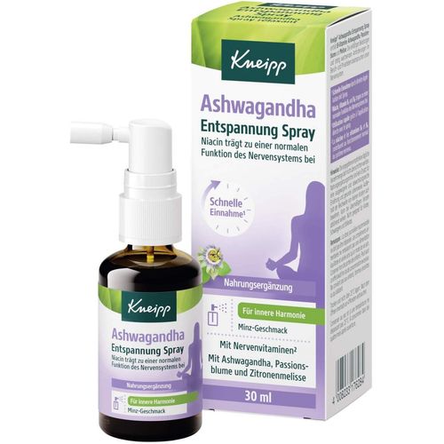 Kneipp Ashwagandha Entspannung Spray, 30 ml, Kneipp GmbH
