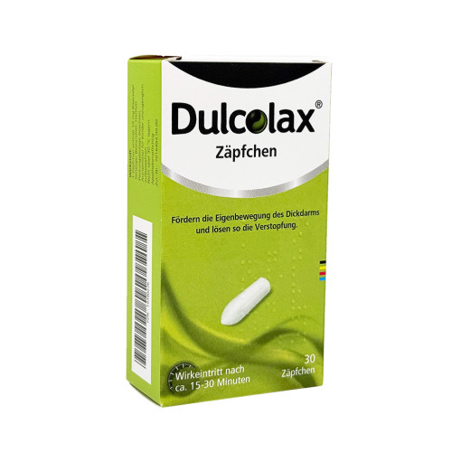 DulcoLax 10 mg Zäpfchen, 30 Stk., Adequapharm GmbH