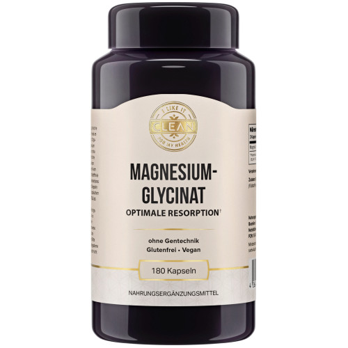 Magnesiumglycinat i like it clean, 180 Stk., Supplementa GmbH