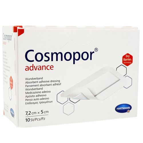 COSMOPOR Advance Wundverband 5x7.2 cm, 10 Stk., Adequapharm GmbH