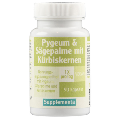 Pygeum & S&auml;gepalme mit K&uuml;rbiskernen Supplementa, 90 Stk., Supplementa GmbH