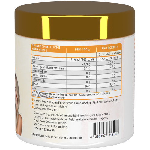 Collagen Clear Glow - Kollagen Peptide Lime-Minze, 300 g, Megamax B.V.