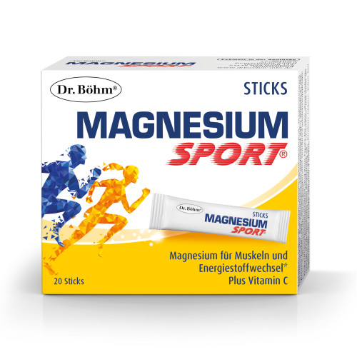 Dr. B&ouml;hm Magnesium Sport Sticks, 20x1,5 g, Apomedica Pharmazeutische Produkte GmbH