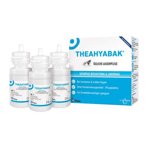 THEAHYABAK Augentropfen, 3x10 ml, Thea Pharma GmbH