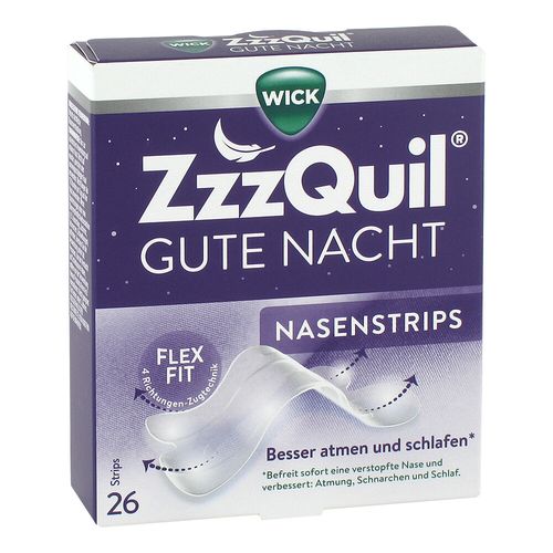 WICK ZzzQuil Gute Nacht Nasenstrips, 26 Stk., WICK Pharma - Zweigniederlassung der Procter & Gamble GmbH