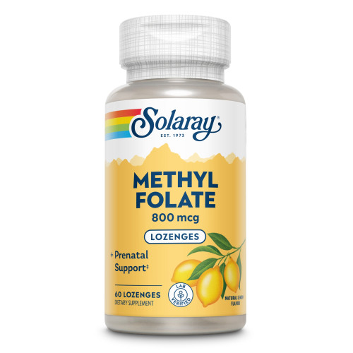 Methyl Folat 800 mcg DFE Solaray, 60 Stk., Supplementa GmbH