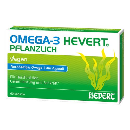 Omega-3 Hevert pflanzlich, 60 Stk., Hevert-Arzneimittel GmbH & Co. KG