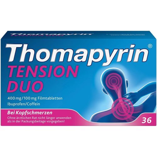 Thomapyrin TENSION DUO 400 mg/100 mg Filmtabletten, 36 Stk., A. Nattermann & Cie GmbH