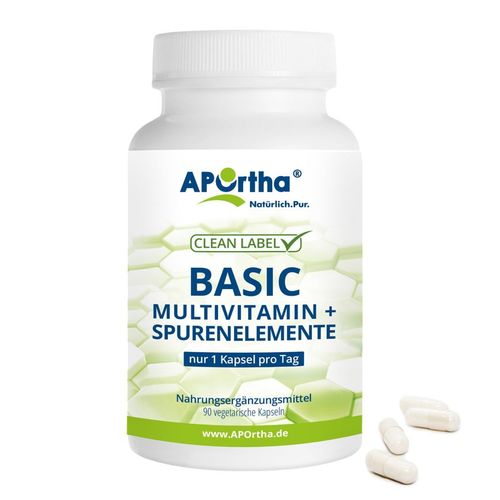 BASIC Multivitamin + Spurenelemente, 90 Stk., APOrtha Deutschland GmbH