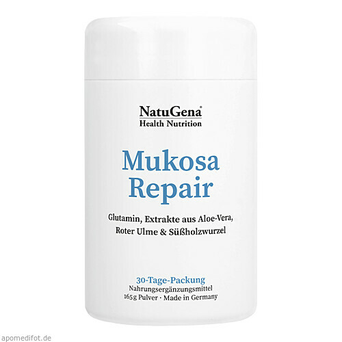 Mukosa Repair L-Glutamin + Aloe Vera vegan, 165 g, NatuGena GmbH