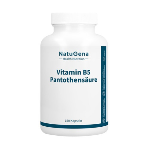 Vitamin B5 Pantothens&auml;ure vegan, 150 Stk., NatuGena GmbH