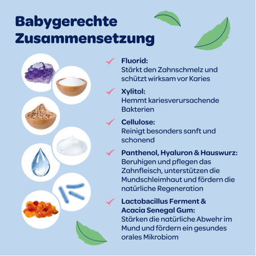 Dentinox Zahncreme Mundflora Baby, 30 ml, Dentinox Gesellschaft f&uuml;r pharmazeutische Pr&auml;parate