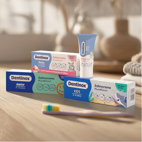 Dentinox Zahncreme Mundflora Baby, 30 ml, Dentinox Gesellschaft für pharmazeutische Präparate