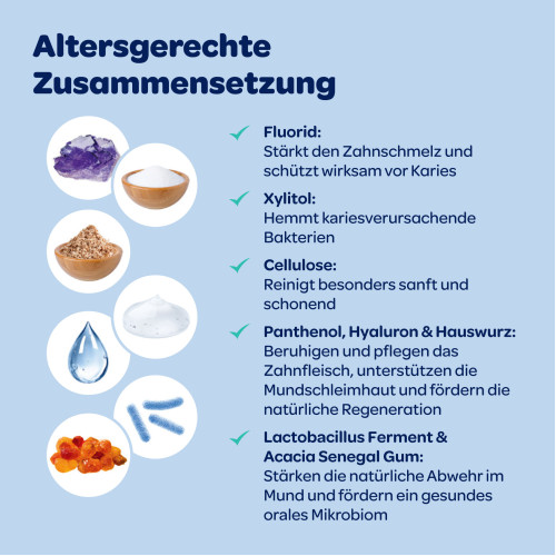 Dentinox Zahncreme Mundflora Kids, 75 ml, Dentinox Gesellschaft f&uuml;r pharmazeutische Pr&auml;parate