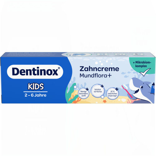 Dentinox Zahncreme Mundflora Kids, 75 ml, Dentinox Gesellschaft für pharmazeutische Präparate