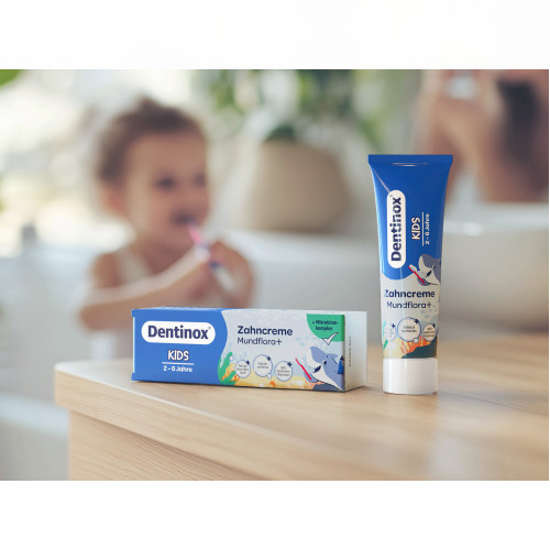 Dentinox Zahncreme Mundflora Kids, 75 ml, Dentinox Gesellschaft für pharmazeutische Präparate