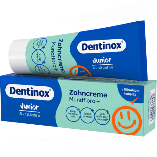 Dentinox Zahncreme Mundflora Junior, 75 ml, Dentinox Gesellschaft für pharmazeutische Präparate