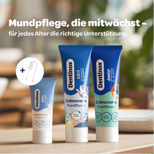Dentinox Zahncreme Mundflora Junior, 75 ml, Dentinox Gesellschaft f&uuml;r pharmazeutische Pr&auml;parate