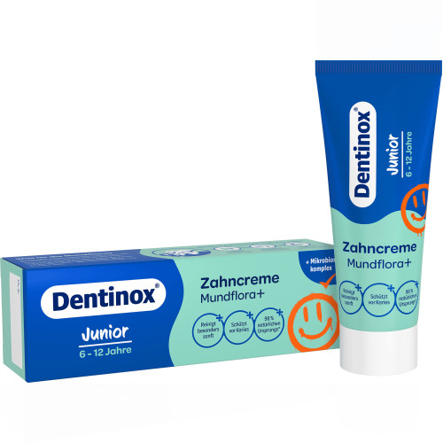 Dentinox Zahncreme Mundflora Junior, 75 ml, Dentinox Gesellschaft für pharmazeutische Präparate