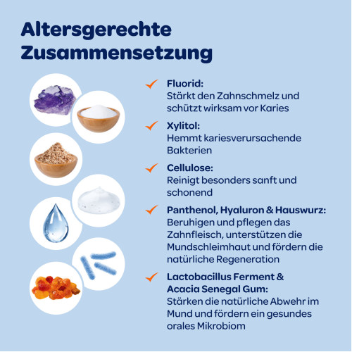 Dentinox Zahncreme Mundflora Junior, 75 ml, Dentinox Gesellschaft f&uuml;r pharmazeutische Pr&auml;parate