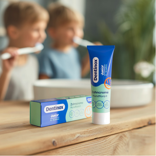 Dentinox Zahncreme Mundflora Junior, 75 ml, Dentinox Gesellschaft für pharmazeutische Präparate