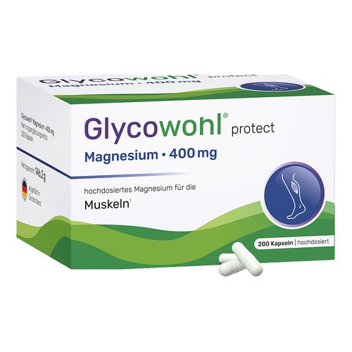 GLYCOWOHL Magnesium 400 mg hochdosiert vegan, 200 Stk., Heilpflanzenwohl GmbH GLYCOWOHL Magnesium 400 mg hochdosiert vegan, 200 Stk., Heilpflanzenwohl GmbH