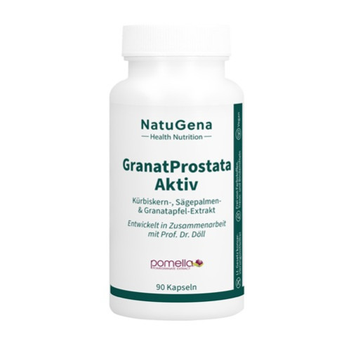 GranatProstata Aktiv K&uuml;rbiskern + S&auml;gepalm + Zink, 90 Stk., NatuGena GmbH