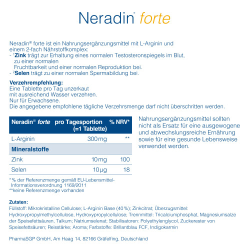 Neradin Forte, 30 Stk., PharmaSGP GmbH