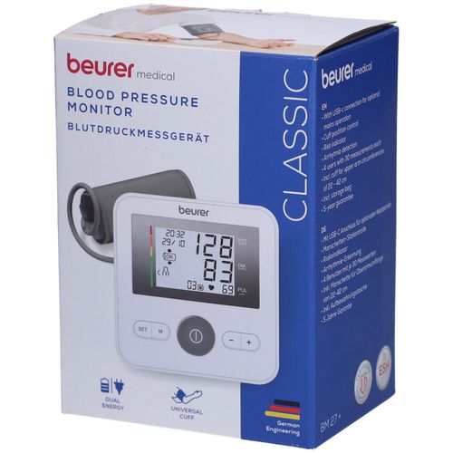 BEURER BM27+ Oberarm-Blutdruckmessger&auml;t, 1 Stk., BEURER GmbH