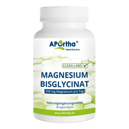 APOrtha Magnesiumbisglycinat Vegan, 180 Stk., APOrtha Deutschland GmbH