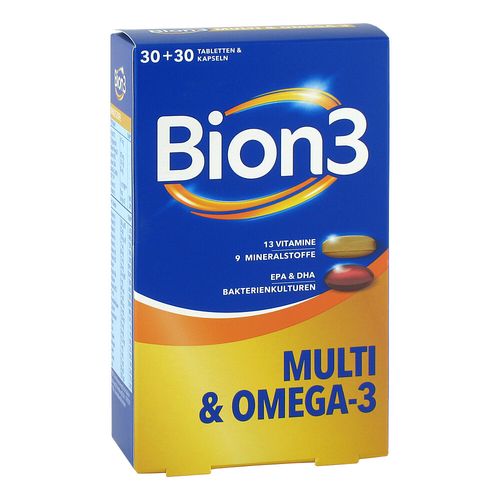 Bion3 Multi+Omega-3 (30 Tab+30 Kap), 2x30 Stk., WICK Pharma - Zweigniederlassung der Procter & Gamble GmbH