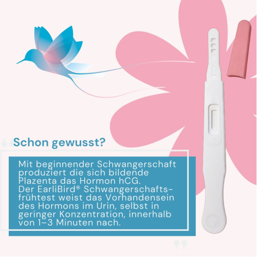 Earlibird Ultrafrüh Schwangerschaftstest, 1 Stk., Hager Pharma GmbH