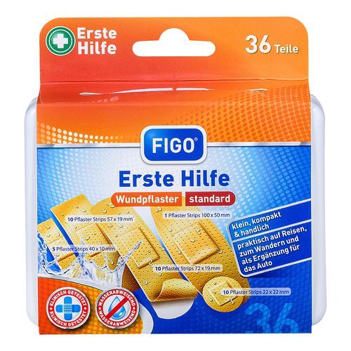 FIGO Erste-Hilfe-Box 36 Teilig, 1 Stk., S+H Pharmavertrieb GmbH