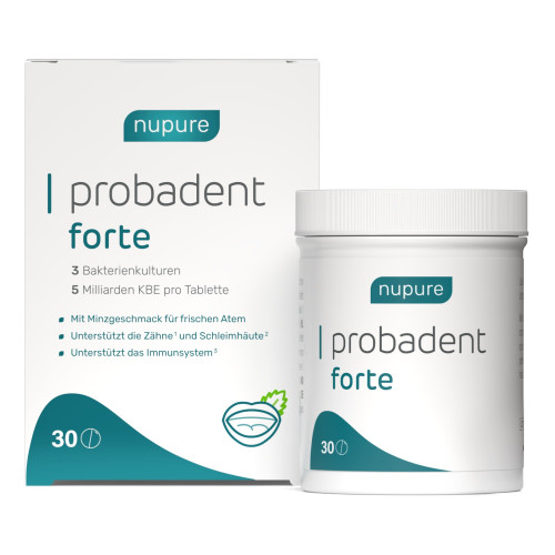 nupure probadent forte 3 Bakterienkultur 5 Mrd KBE, 30 Stk., AixSwiss B.V.