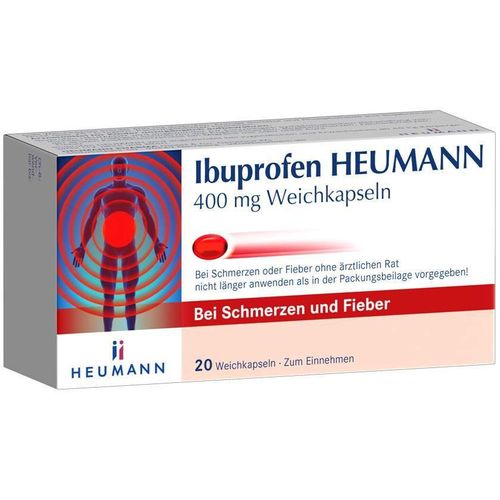 Ibuprofen HEUMANN 400 mg Weichkapseln, 20 Stk., Heumann Pharma GmbH & Co. Generica KG