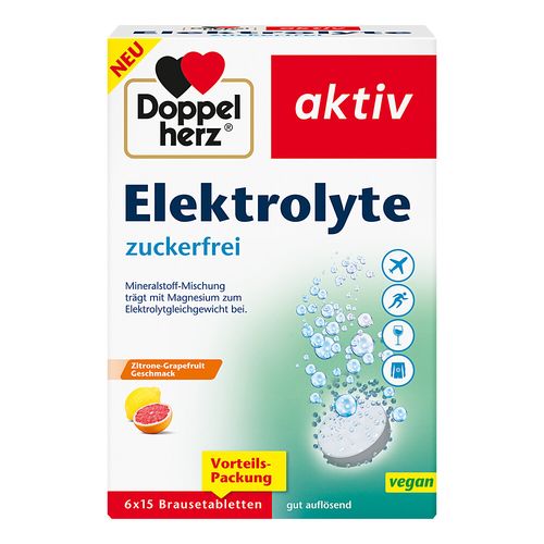 Doppelherz Elektrolyte zuckerfrei, 6x15 Stk., Queisser Pharma GmbH & Co. KG
