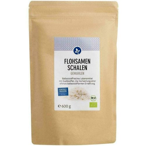 Flohsamenschalen gemahlen Bio, 600 g, Aleavedis Naturprodukte GmbH
