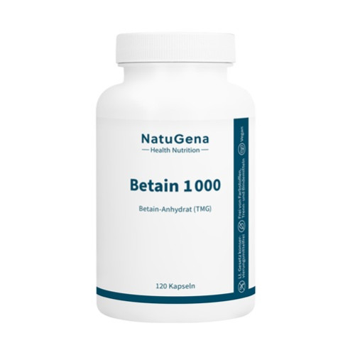 Betain 1000 TMG vegan, 120 Stk., NatuGena GmbH
