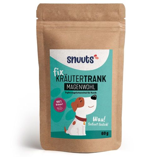 snuuts Kr&auml;utertrank f&uuml;r Hunde Magenwohl, 60 g, Marschhof GmbH & Co. KG