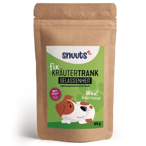 snuuts Kr&auml;utertrank f&uuml;r Hunde Glassenheit, 60 g, Marschhof GmbH & Co. KG