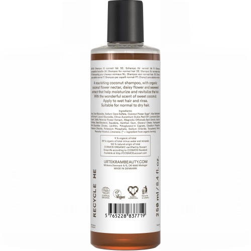 Urtekram Coconut Nourishing Shampoo, 250 ml, Midsona Deutschland GmbH