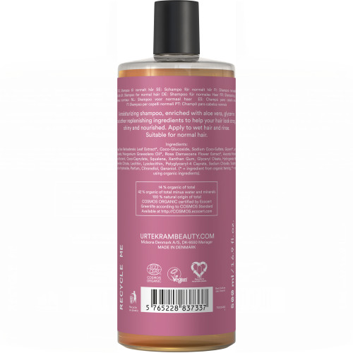 Urtekram Rose Moisturizing Shampoo, 500 ml, Midsona Deutschland GmbH