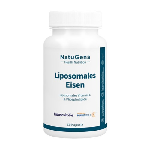 Liposomales Eisen + Vitamin C vegan, 60 Stk., NatuGena GmbH