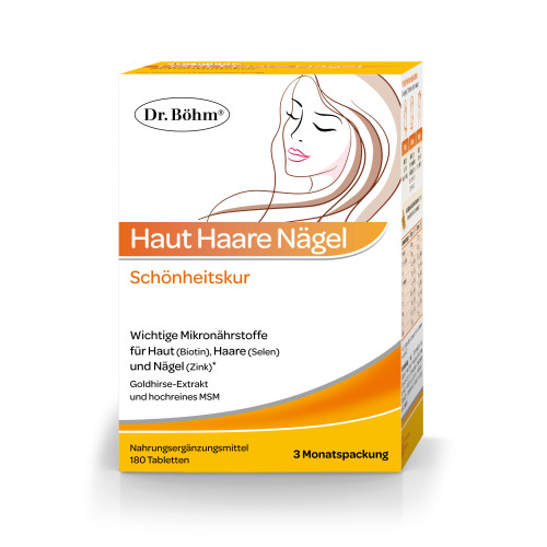 Dr. B&ouml;hm Haut Haare N&auml;gel Sch&ouml;nheitskur, 180 Stk., Apomedica Pharmazeutische Produkte GmbH