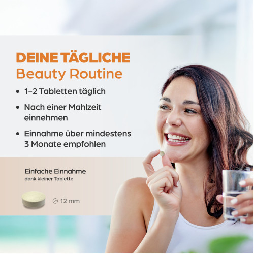 Dr. B&ouml;hm Haut Haare N&auml;gel Sch&ouml;nheitskur, 180 Stk., Apomedica Pharmazeutische Produkte GmbH