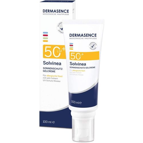 DERMASENCE Solvinea Sonnenschutz-Gelcreme LSF 50+, 100 ml, Medicos Kosmetik GmbH & Co. KG