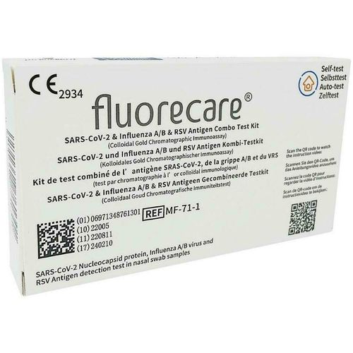 fluorecare 4in1Test Covid Antigen Influenza AB RSV, 1 Stk., Sanopharm Arzneimittelvertriebsgesellschaft mbH