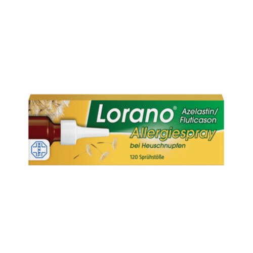 Lorano Azelastin/Fluticason Allergiespr.b.Heuschn., 23 g, HEXAL AG