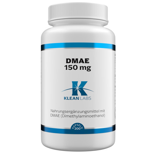 DMAE 150 mg KLEAN LABS, 200 Stk., Supplementa GmbH