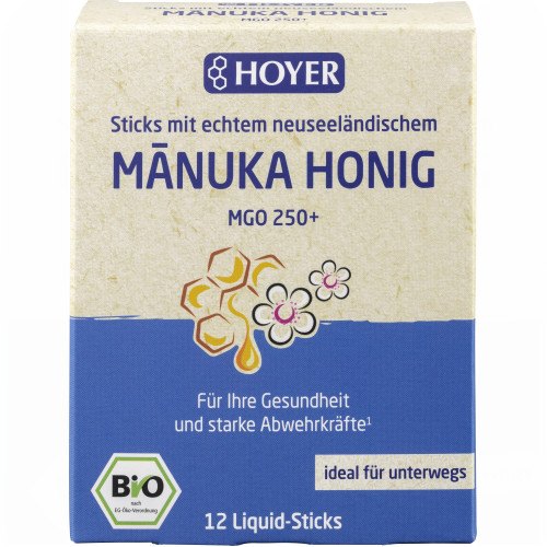 Manukahonig Liquid-Sticks MGO 250+ active, 12 Stk., HOYER GmbH